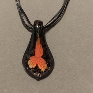 Unique Lampwork Glass Necklace